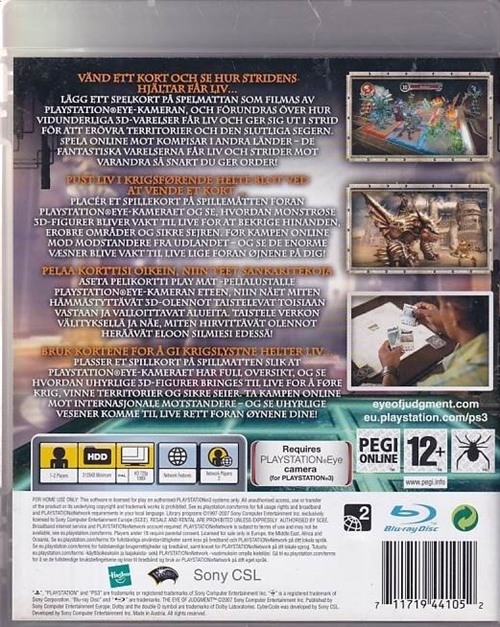 The Eye of Judgement - PS3 (B Grade) (Genbrug)